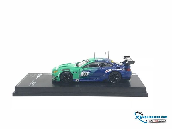 Xe Mô Hình BMW M6 GT3 Nurburgring 24h 2017 Dumbreck / Seefried / Imperation / Dusseldorp 1:64 Tarmac Works ( Xanh lá )