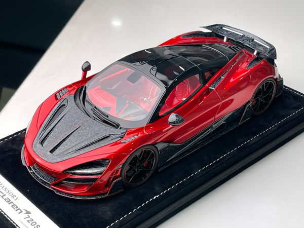 Xe Mô Hình McLaren 720S 1:18 Mansory limited 99psc ( Candy Red ) ( 97 )