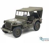 XE MÔ HÌNH XE JEEP WILLYS mui cứng 1:18 WELLY