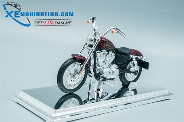 XE MÔ HÌNH HARLEY DAVIDSON 2012 XL 1200V Seventy-Two 1:18 MAISTO (ĐỎ)