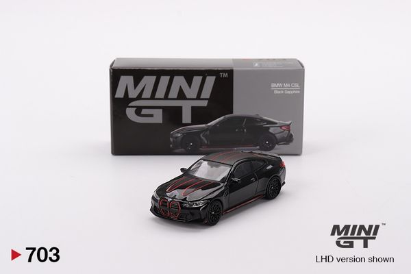 Xe Mô Hình BMW M4 CSL 1:64 MiniGT (Black Sapphire)