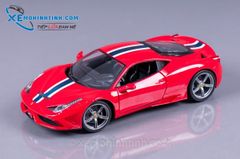 XE MÔ HÌNH FERRARI 458 SPECIAL 1:18 BBURAGO (ĐỎ)