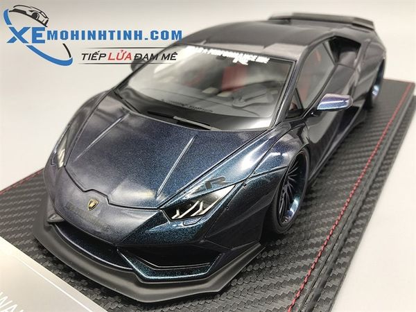 XE MÔ HÌNH LAMBORGHINI HURACAN LIBERTY WALK 1:18 GSMODEL (ĐEN)