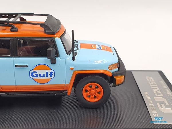 Xe Mô Hình Toyota FJ Cruiser 1/64 Street Weapon ( Gulf ) - Limited 500pcs