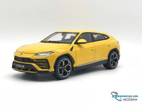 Xe Mô Hình Lamborghini URUS 1:18 BBurago ( Vàng )