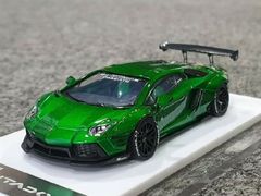 Xe Mô Hình LB-Performance Lamborghini Aventador Limited 999pcs 1:64 Liberty Walks ( Xanh Lá )