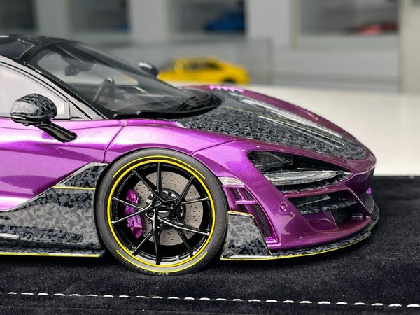 Xe Mô Hình McLaren 720S 1:18 Mansory limited 99psc ( Purple ) ( 81 - 84 )