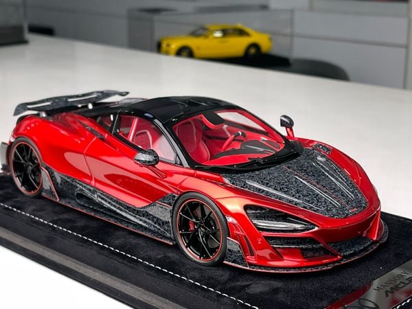 Xe Mô Hình McLaren 720S 1:18 Mansory limited 99psc ( Candy Red ) ( 97 )