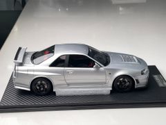 Xe Mô Hình Nissan Skyline R34 Z-Tune 1:18 One Model ( Bạc )