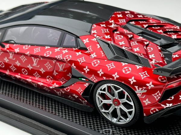 Xe Mô Hình Lamborghini SVJ 1/18 IVY ( Supreme )