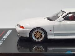 Xe Mô Hình Nissan Skyline GT-R (R32) 1:64 Inno Model ( Trắng )