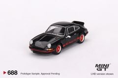 Xe mô hình PORSCHE 911 CARRERA RS 2.7 BLACK WITH RED LIVERY (LHD) 1:64 MiniGT (Đen)