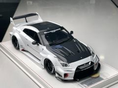 Xe Mô Hình Nissan GTR R35 Liberty Walk 1:18 LB Performance ( Trắng mui đen )