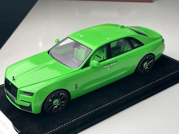 Xe Mô Hình Rolls-Royce Ghost 1:18 HH Model ( Modern Green ) ( 7 )