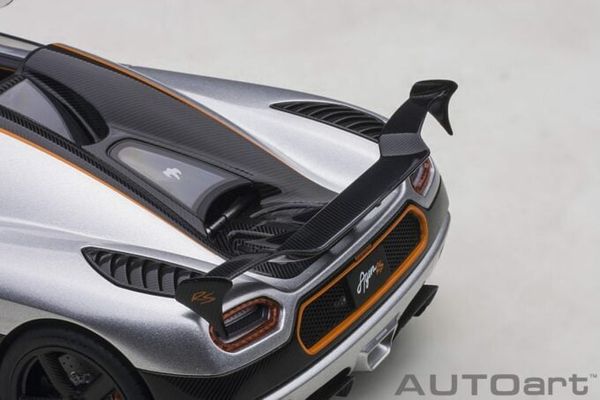 Xe Mô Hình Koenigsegg Agera RS 1:18 Autoart ( Moon Silver / Carbon with Orange )