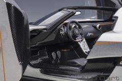 Xe Mô Hình Koenigsegg Agera RS 1:18 Autoart ( Moon Silver / Carbon with Orange )