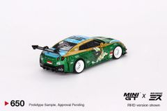 Xe mô hình NISSAN 35GT-RR Ver.2 “RORO” LB-Silhouette WORKS 1:64 MiniGT (Xanh Lá)