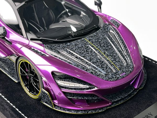 Xe Mô Hình McLaren 720S 1:18 Mansory limited 99psc ( Purple ) ( 81 - 84 )