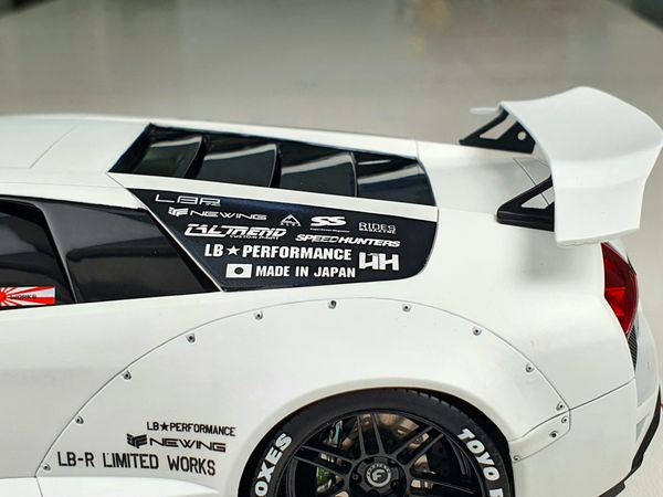 Lamborghini Murcielago Works Project Liberty Walks LP670 1:18 LP*Performance ( Trắng Nhám ) (8/20)