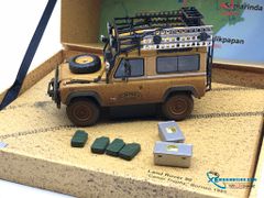 Xe Mô Hình Land Rover 90 ''Camel Trophy'' Borneo 1985 1:43 Almost Real ( Vàng Bụi )