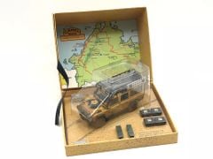 Xe Mô Hình Land Rover Defender 110 ''Camel Trophy'' 1993 1:43 Almost Real ( Vàng Bụi - 4 cửa )