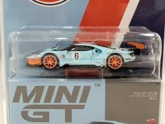 Xe Mô Hình Ford GT GTLM Gulf LHD 1:64 MiniGT ( Xanh )