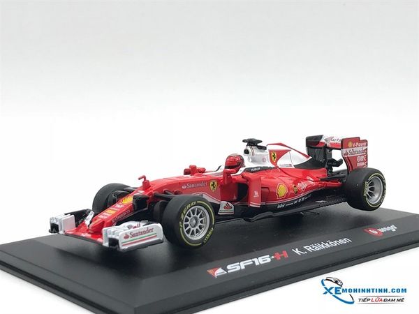 18-46802A MH BBURAGO 2016 FERRARI F1 SF15-T NO.7 K.RAIKKONEN 1:32 (ĐỎ)