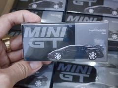 Xe mô hình Bugatti Centodieci Black LHD 1:64 MiniGT (Đen)