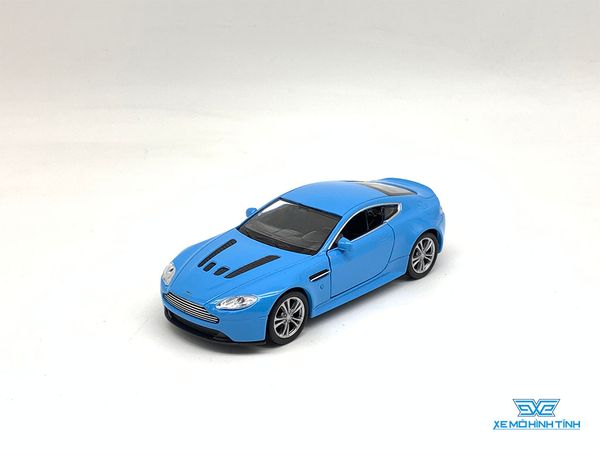 Xe Mô Hình Aston Martin V12 Vantage 1:36 Welly ( Xanh BaBy )