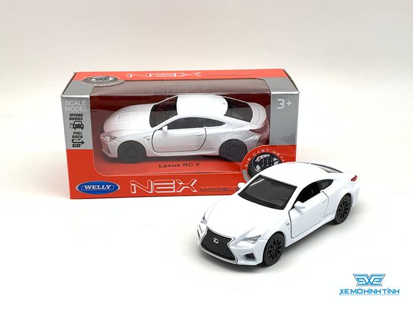 Xe Mô Hình Lexus RC F 1:36 Welly ( Trắng )