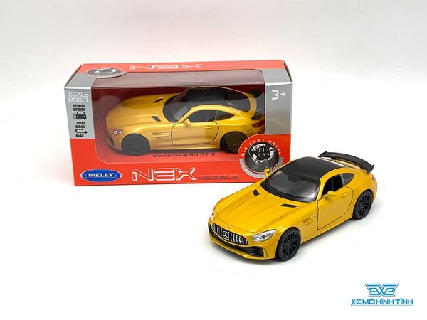 Xe Mô Hình Mercedes-AMG GT-R 1:36 Welly ( Vàng )