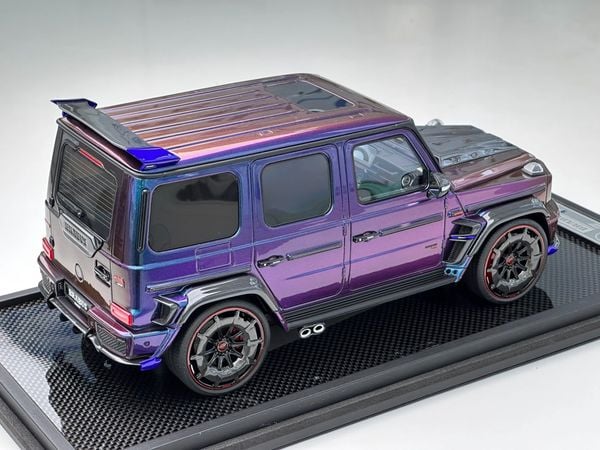 Xe Mô Hình Mercedes Benz G63 AMG 2019 Limited 66 1:18 Motorhelix ( Tím Biến Màu )