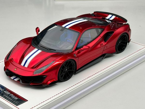 Xe Mô Hình Novitec 488 pista 1:18 Ivy Merit ( Metallic Red )