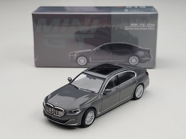 Xe Mô Hình BMW 750Li xDrive 1:64 MINIGT ( Grey )