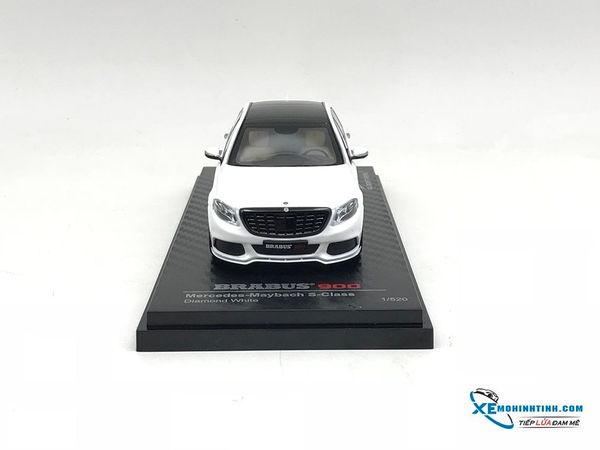 Xe Mô Hình Brabus 900 Mercedes-Maybach S Class 2016 1:43 Almost Real ( Trắng Diamond )