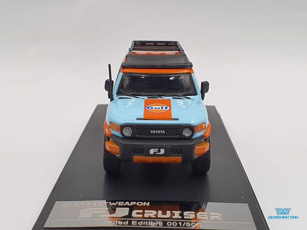 Xe Mô Hình Toyota FJ Cruiser 1/64 Street Weapon ( Gulf ) - Limited 500pcs