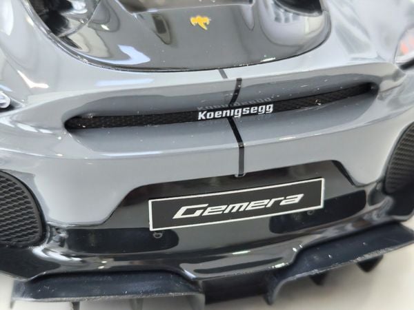 Xe Mô Hình Koenigsegg Gemera Gray 1:18 GTSpirit ( Xám )