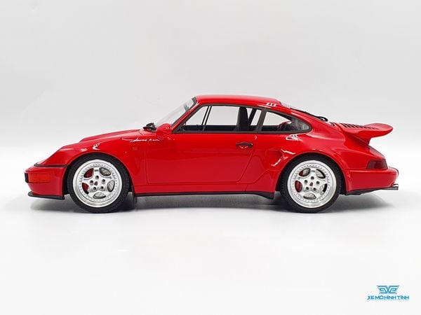 Xe Mô Hình Porsche 911 (964) Turbo S Flachbau 1:18 GTSpirit ( Đỏ )