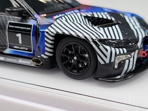 Xe Mô Hình BMW M4 GT3 Test Car Ver1 1:43 TSM Model ( Xanh )