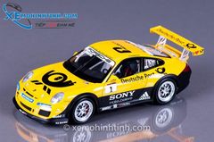 XE MÔ HÌNH PORSCHE 911 GT3 CUP 1:18 WELLY ( VÀNG )