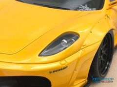 Xe Mô Hình Ferrari F430 Liberty Walks 1:18 LB ( Vàng Nhũ )