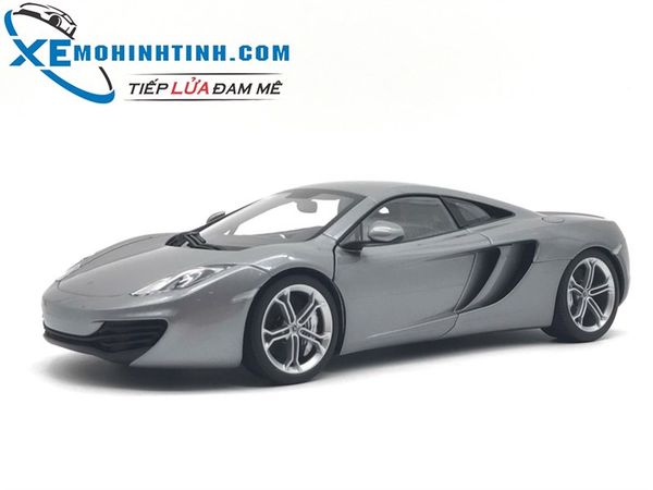 XE MÔ HÌNH MC.LAREN MP4-12C (BẠC)