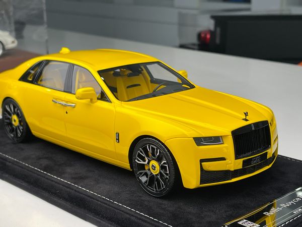 Xe Mô Hình Rolls-Royce Ghost 1:18 HH Model ( Monaco Yellow ) ( 7 )