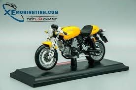 XE MÔ HÌNH DUCATI SPORT 1000 1:18 MAISTO (VÀNG)