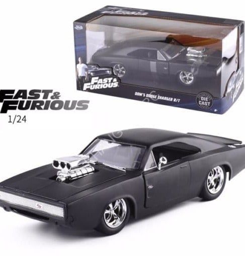 MH DOM'S DODGE CHARGER 1:24 (ĐEN)