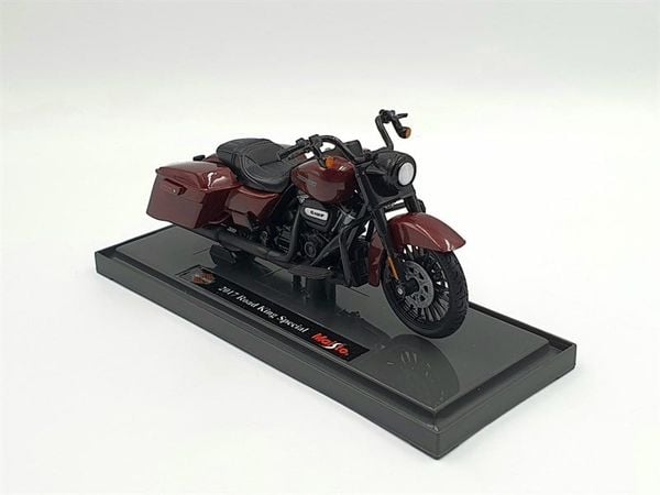 Xe Mô Hình Harley Davison 2017 Road King SPECIAL 1:18 Maisto ( Đỏ Tía )