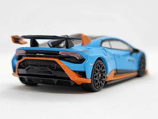 Xe Mô Hình Lamborghini Huracan STO Blu Laufey LHD 1:64 Minigt ( Xanh Dương )