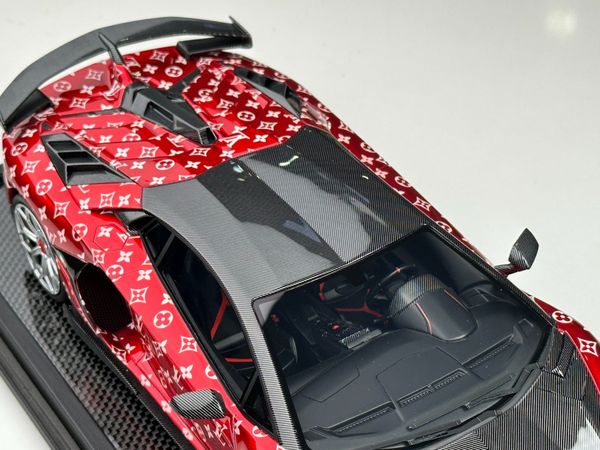 Xe Mô Hình Lamborghini SVJ 1/18 IVY ( Supreme )