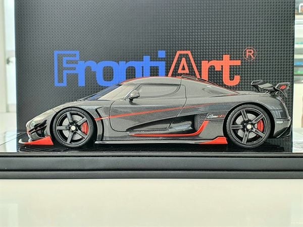 Xe Mô Hình Koenigsegg Agera RS 1:18 Frontiart ( Carbon Viền Đỏ )