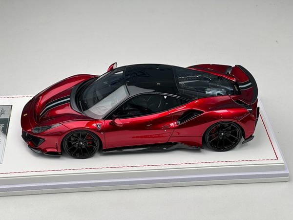 Xe Mô Hình Novitec 488 pista 1:18 Ivy Merit ( Rosso Fiorano)